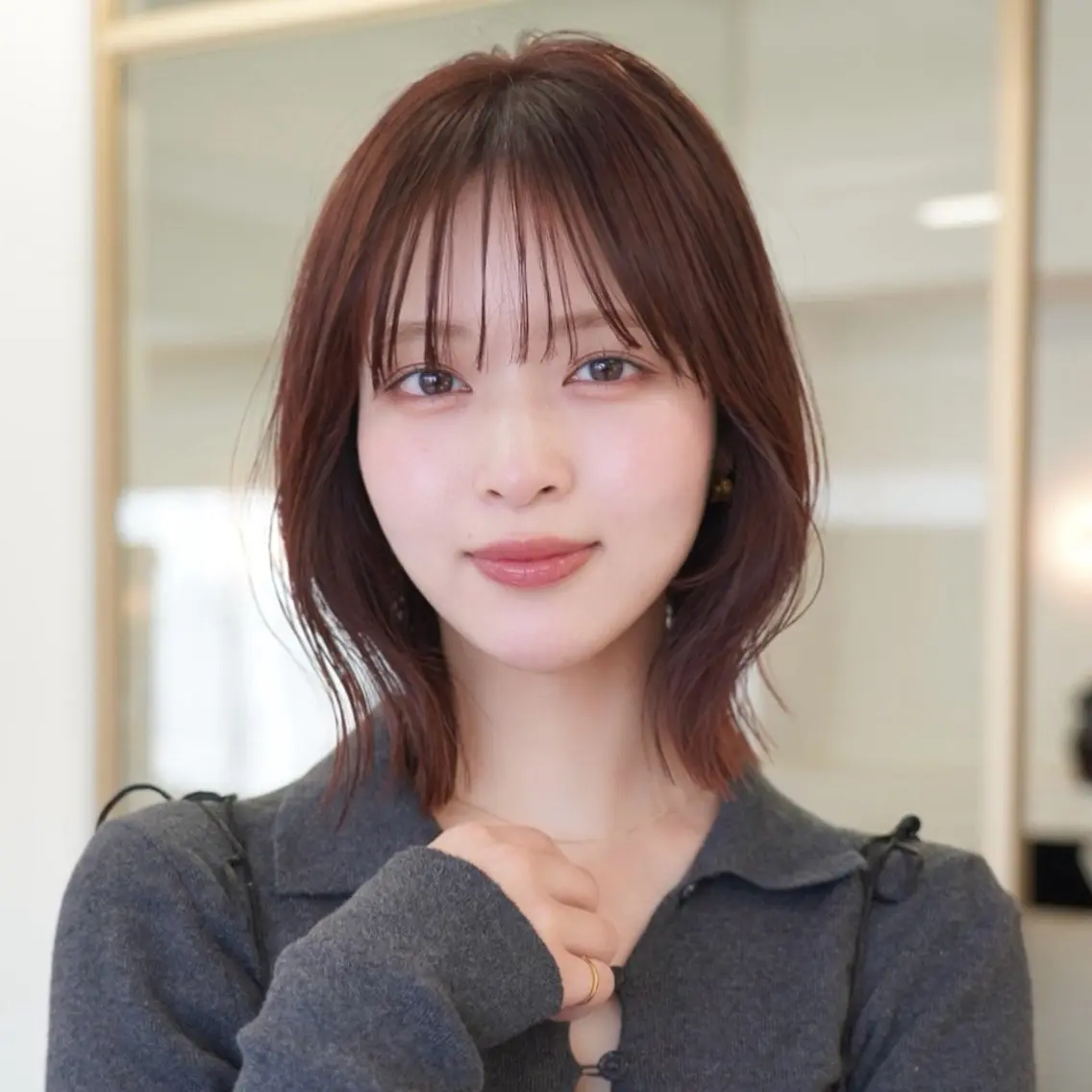 ショート カット ヘアカラー トリートメント ボブ／アンニュイ 🌷しだひめな🌷のヘアスタイル