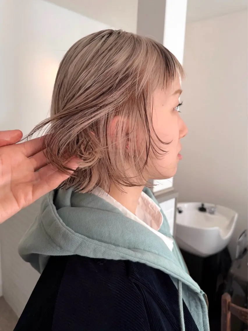 ショート カラー デザインカラー カット ヘアカラー トリートメント Kaito🐶 /デザイン/レイヤーのヘアスタイル