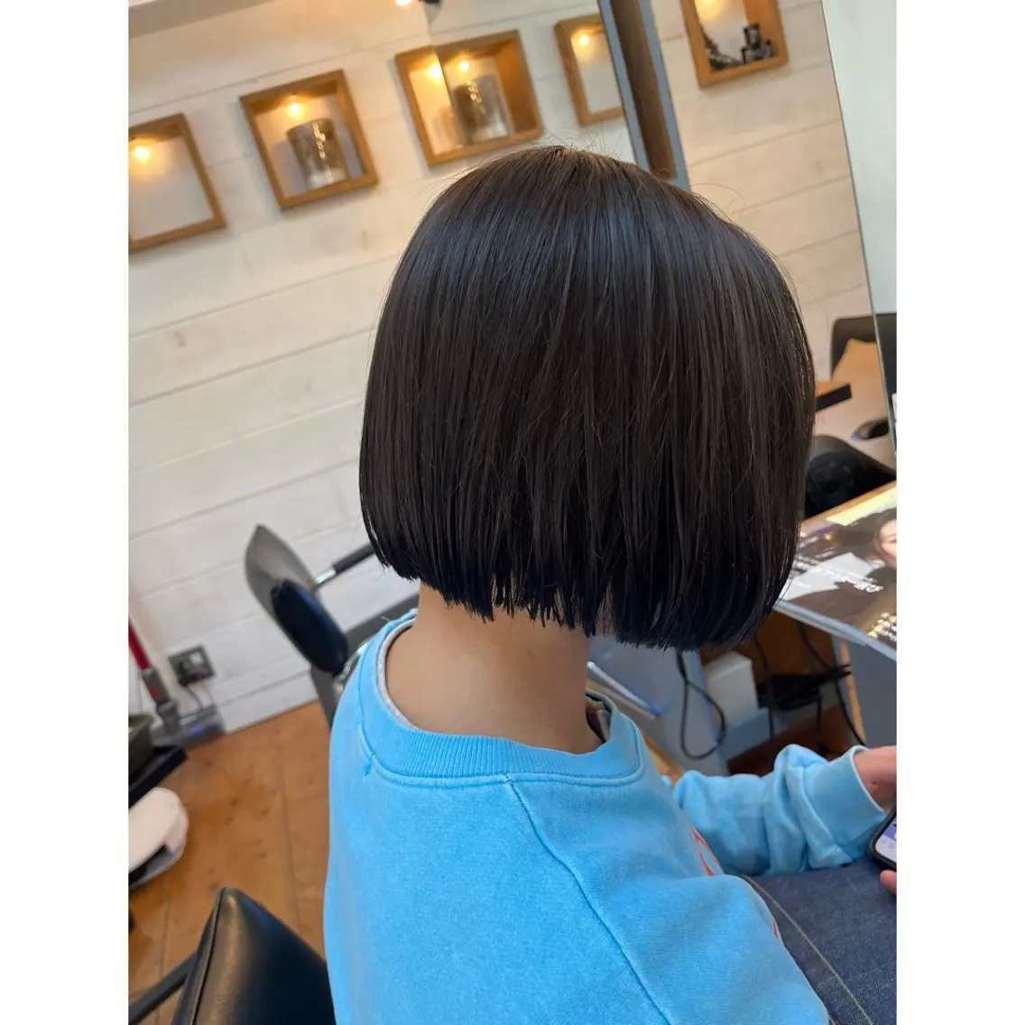 ショート カラー ボブ カット ヘアカラー Lagom なかだのヘアスタイル