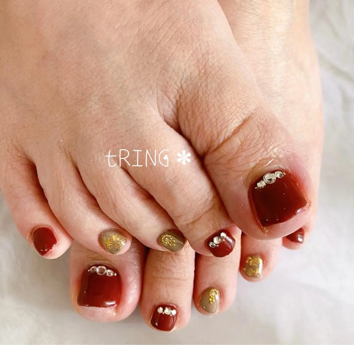 ネイル フットネイル tRING* しいの木台のネイルデザイン