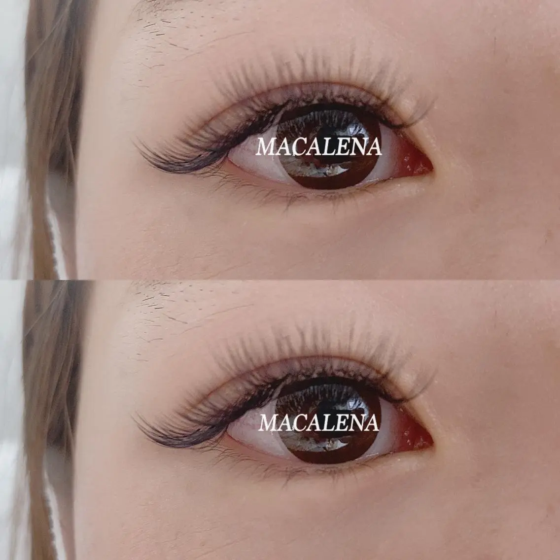 マツエク・マツパ Cカール ボリュームラッシュ MACALENA 〈マカレーナ〉のマツエク・マツパデザイン