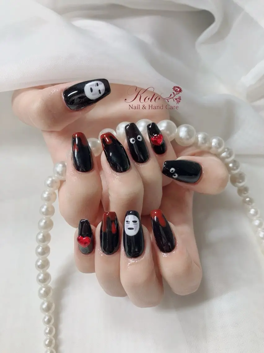 ネイル 長さ出し ジェルネイル 持ち込み ニュアンスネイル 赤色 ハンドネイル Nail Salon KOTOのネイルデザイン