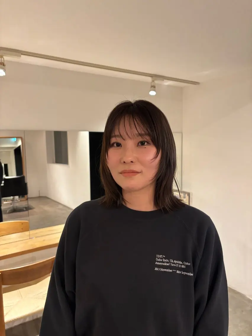 ミディアム ボブレイヤー ボブ レイヤーカット Takahashi Noa🍊のヘアスタイル