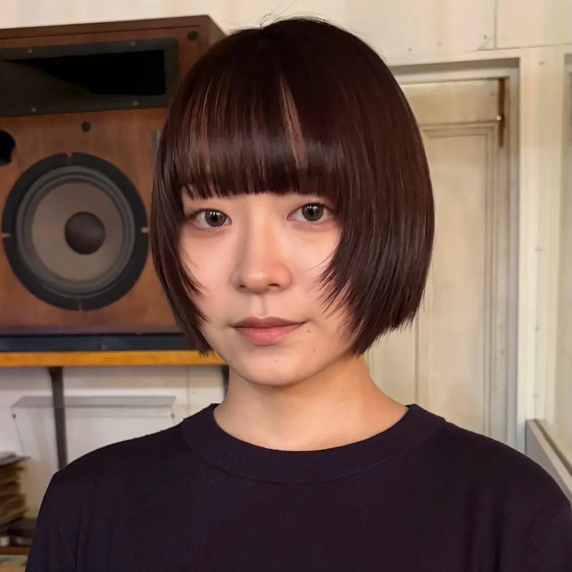 ショート カラー ピンクカラー パープルカラー 顔周りカット レイヤーカット レイヤー/ベージュ mikuのヘアスタイル
