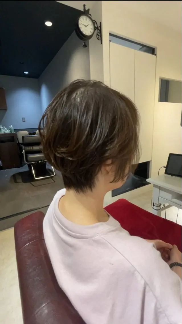 ショート カット ヘアカラー トリートメント le. pidorgeのヘアスタイル