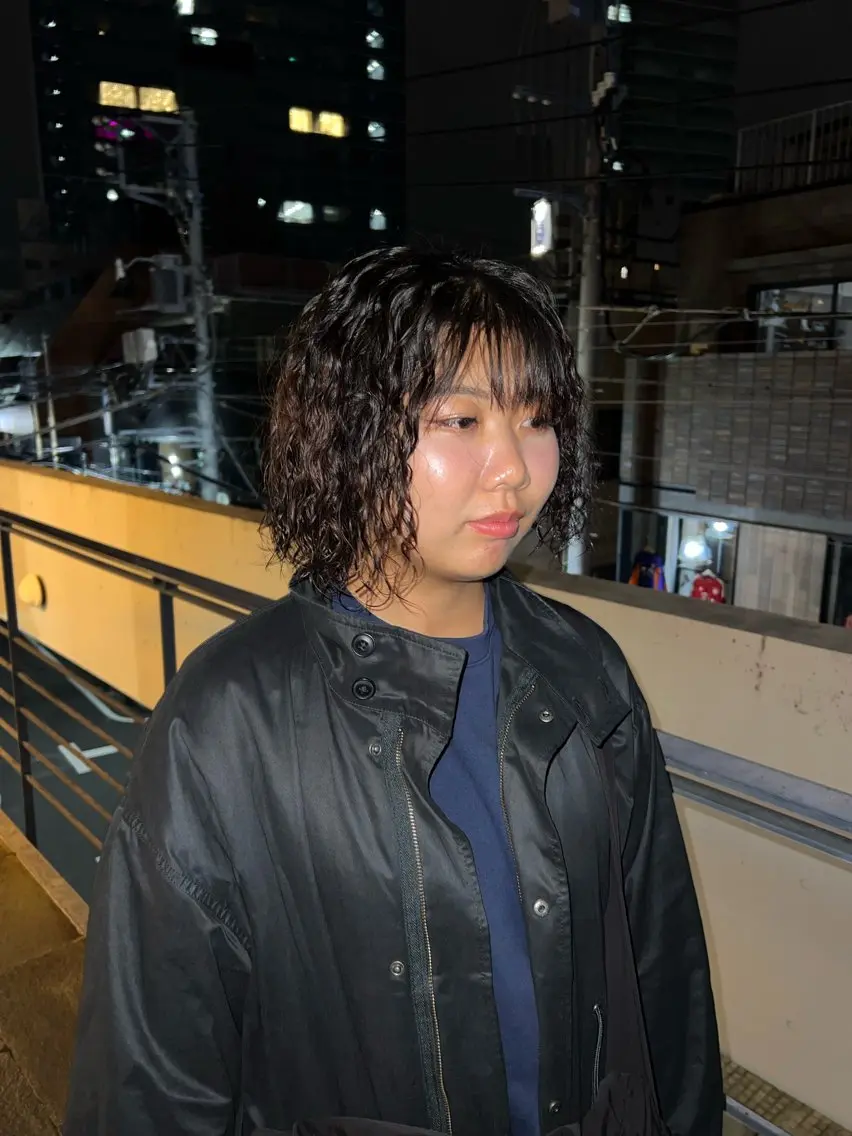 ミディアム パーマ fifth PARK HIN★T★のヘアスタイル