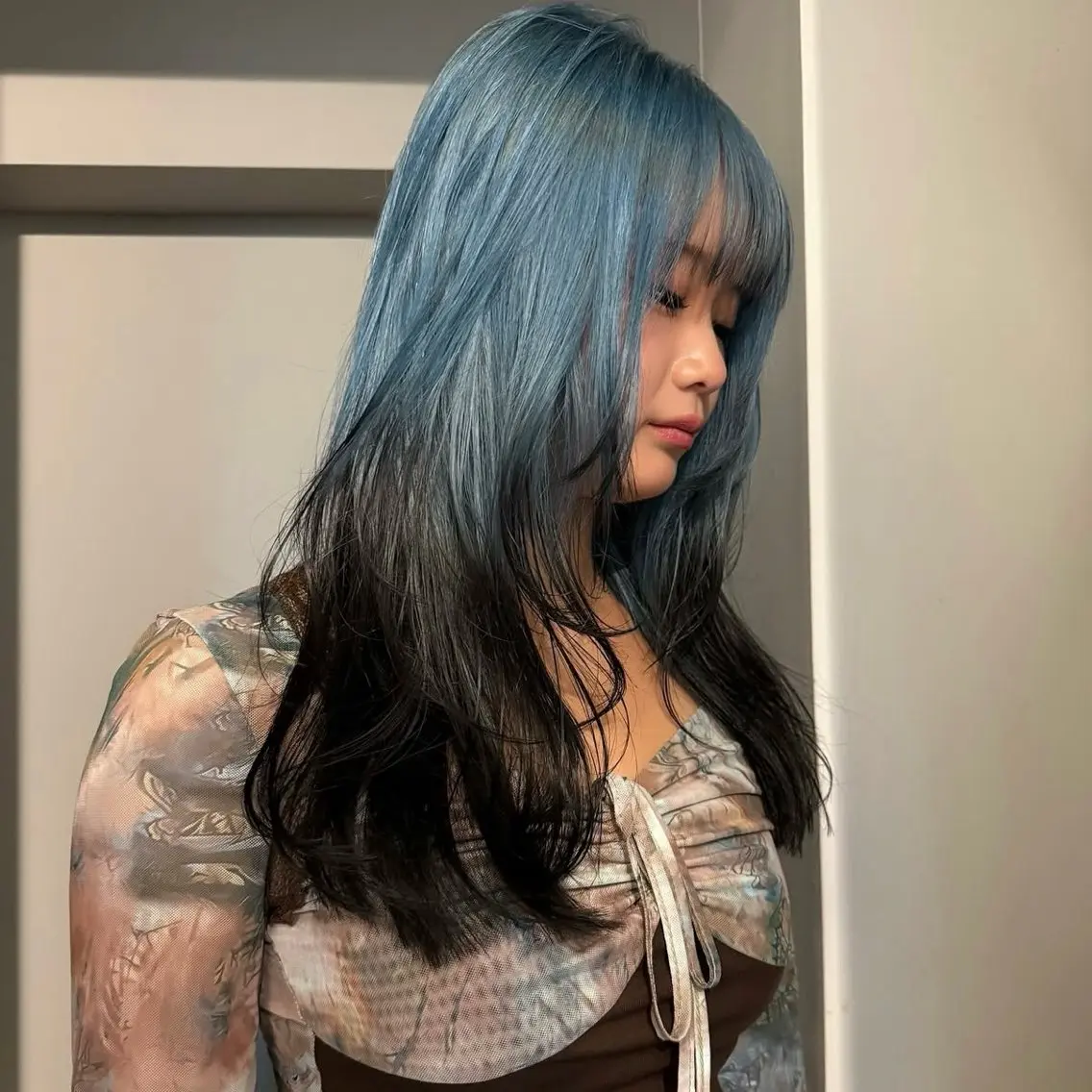 ロング カラー ヘアアレンジ カット ヘアカラー トリートメント Mizobe misakiのヘアスタイル