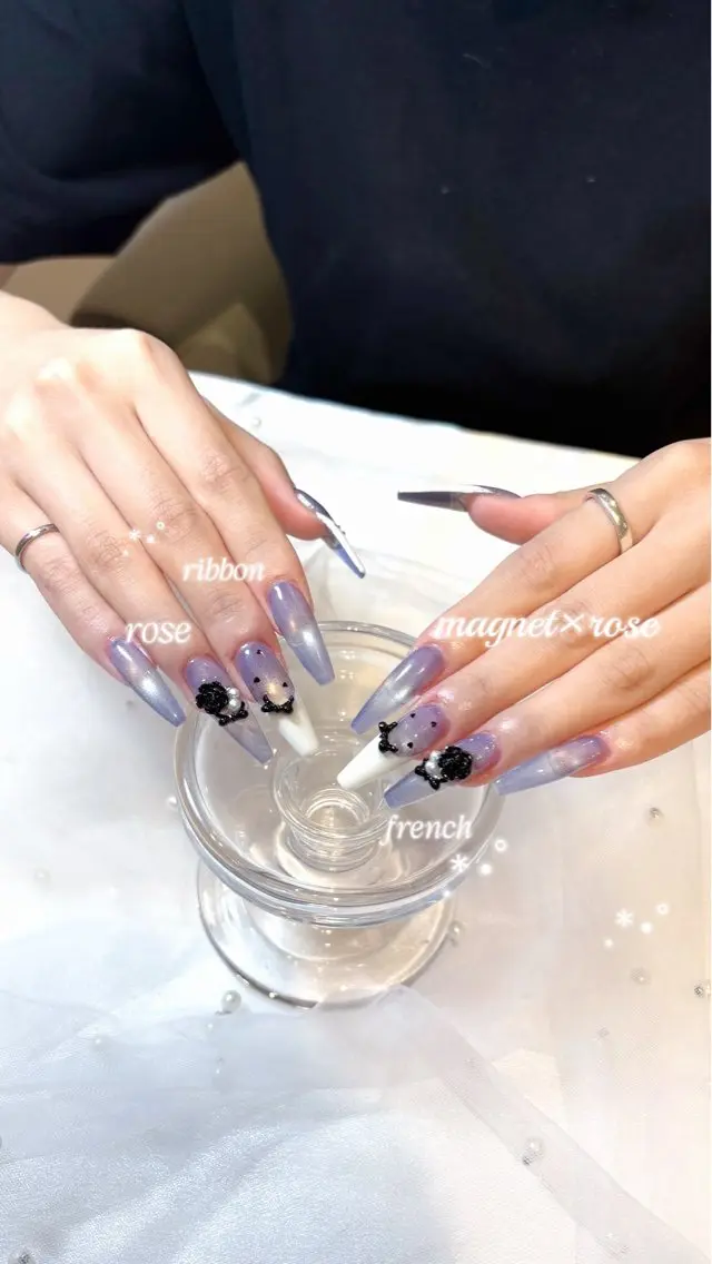 ロング Fam-er るなぴのネイルデザイン