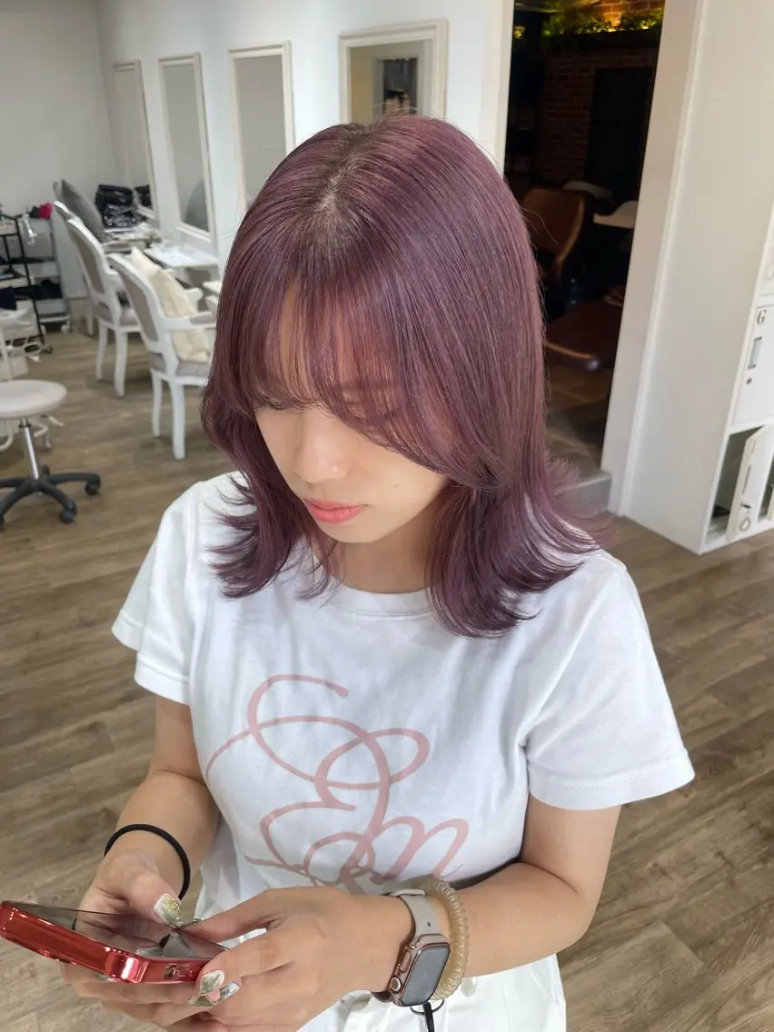 カラー ヘアカラー nanami 🫧のヘアスタイル