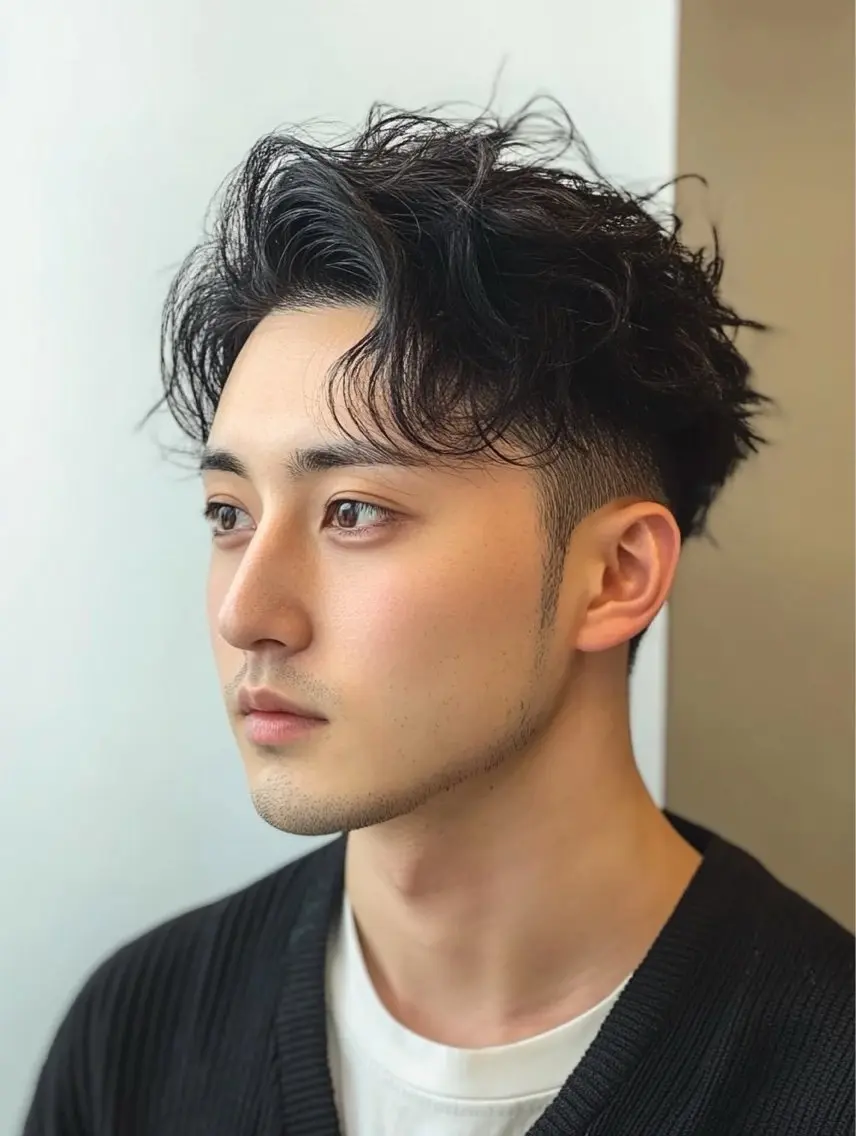 メンズ カット パーマ MODEK’s あおららのヘアスタイル