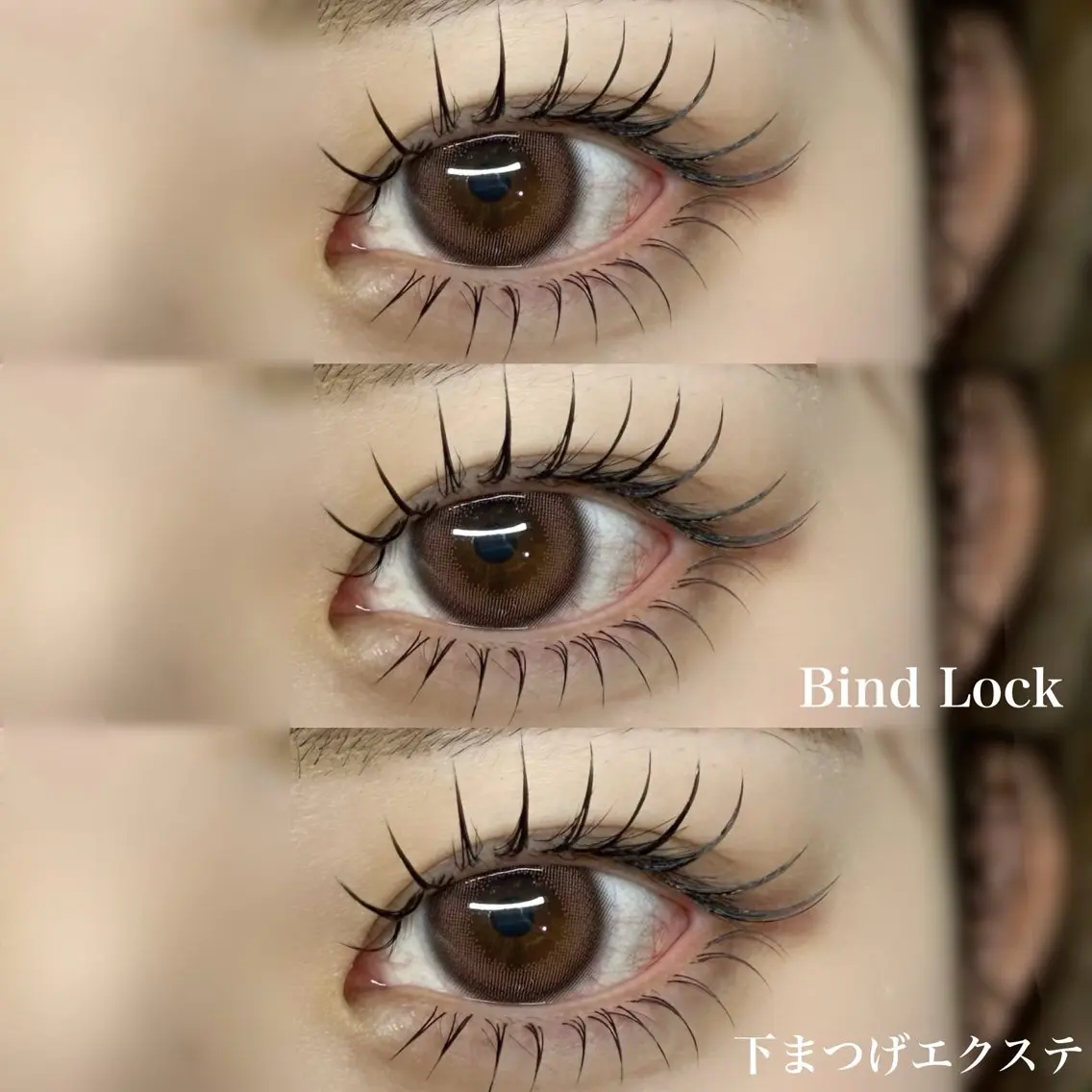 マツエク・マツパ マツエク NOA名駅束感まつげ ×眉毛SENA‪🎀のマツエク・マツパデザイン