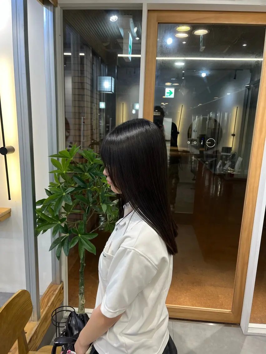 ロング 縮毛矯正 冨田 悠稀/ 髪質改善縮毛&カラーのヘアスタイル