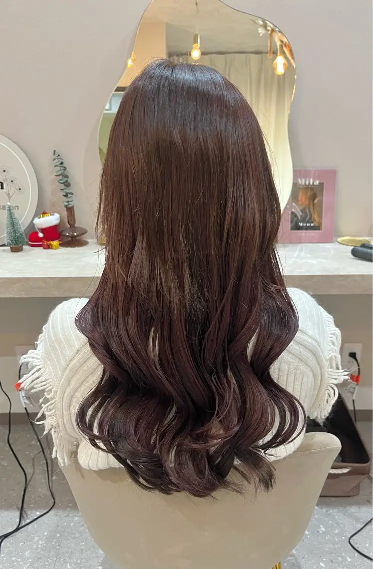 ロング ヘアアレンジ シールエクステ エクステ エクステ Mila Akariのヘアスタイル