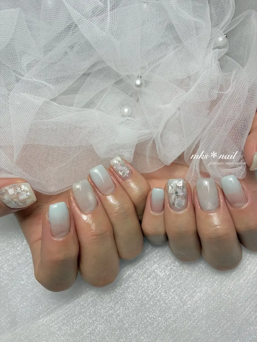 ネイル mks＊nail //  枚方長尾のネイルデザイン