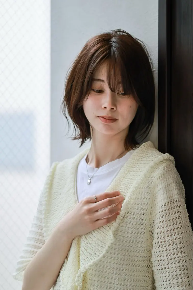 【初回】小顔ショートボブ|似合わせカット+艶カラーの写真