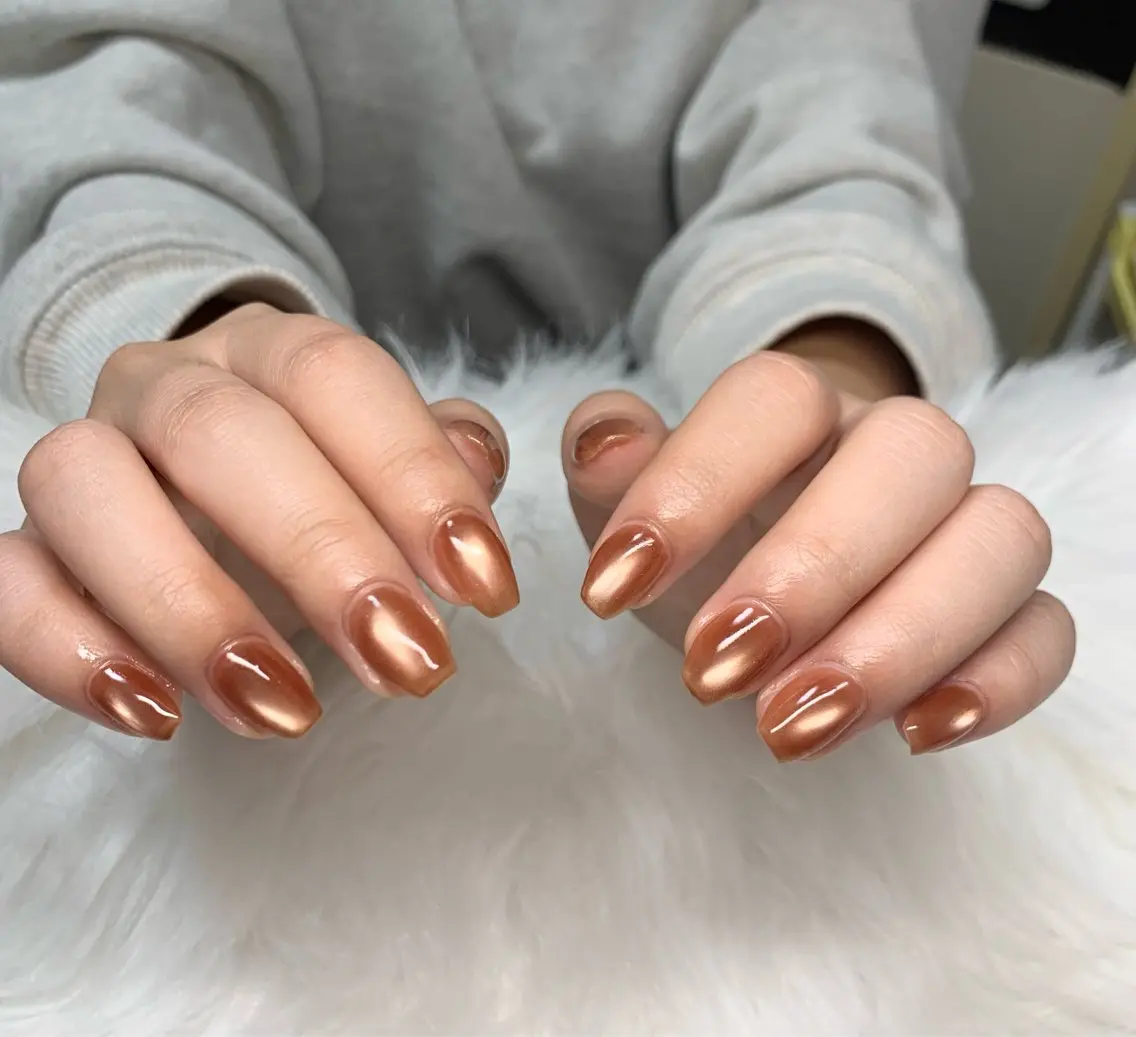 ネイル マグネットネイル ハンドネイル xinh nailsのネイルデザイン