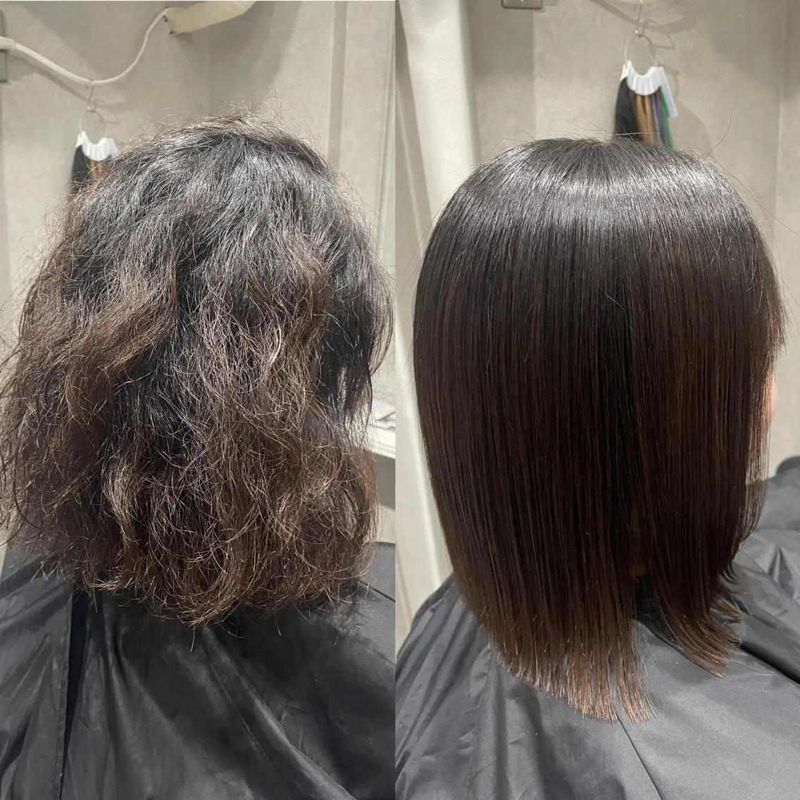 ミディアム 透明感カラー🇰🇷 レイヤー✨桑原　研太のヘアスタイル