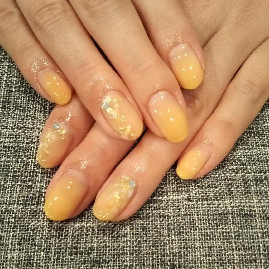 ネイル 春ネイル 黄色 private salon mieのネイルデザイン