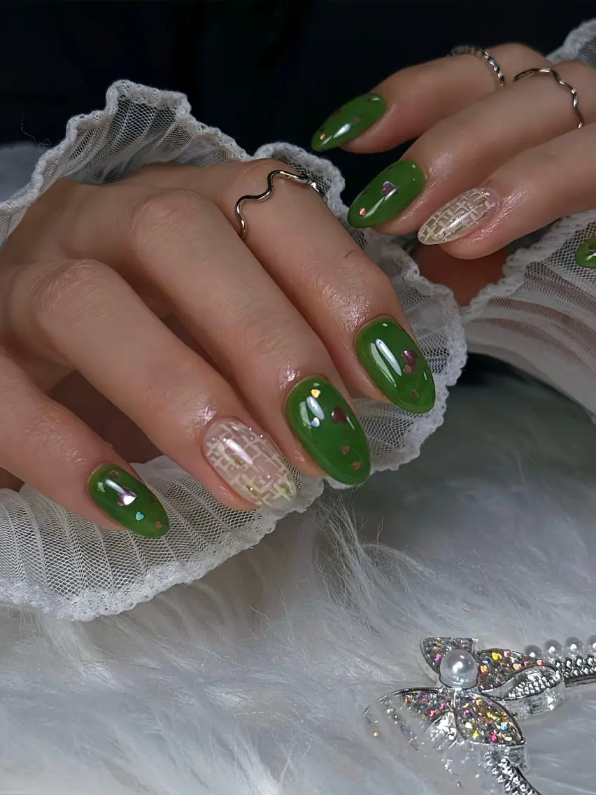 ネイル ジェルネイル 韓国ネイル シンプルネイル 夏ネイル ワンホンネイル NEM nailstudioのネイルデザイン