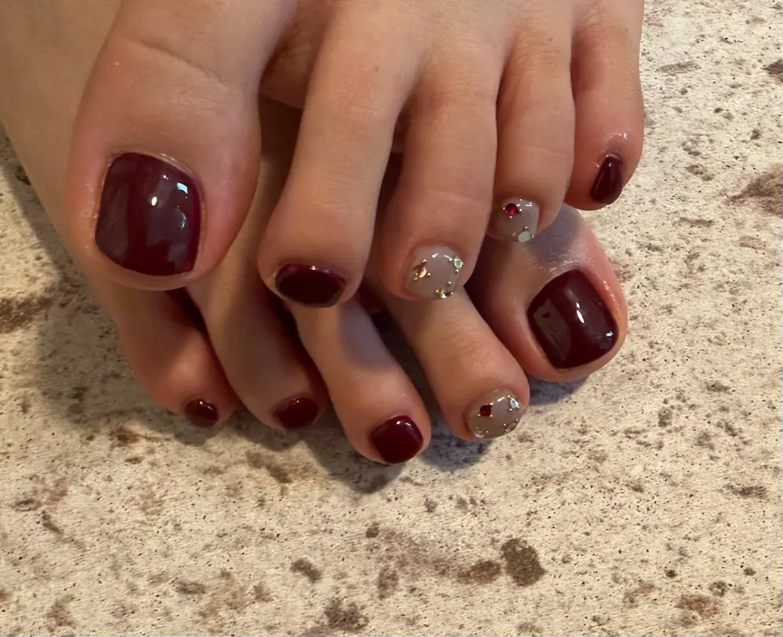 ネイル フットネイル charmant nailのネイルデザイン