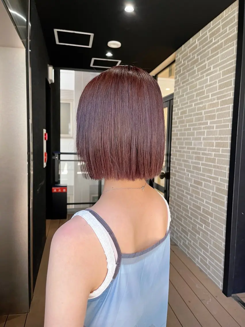カラー カット sena⌇ベージュ⌇ ブリーチなしWカラーのヘアスタイル