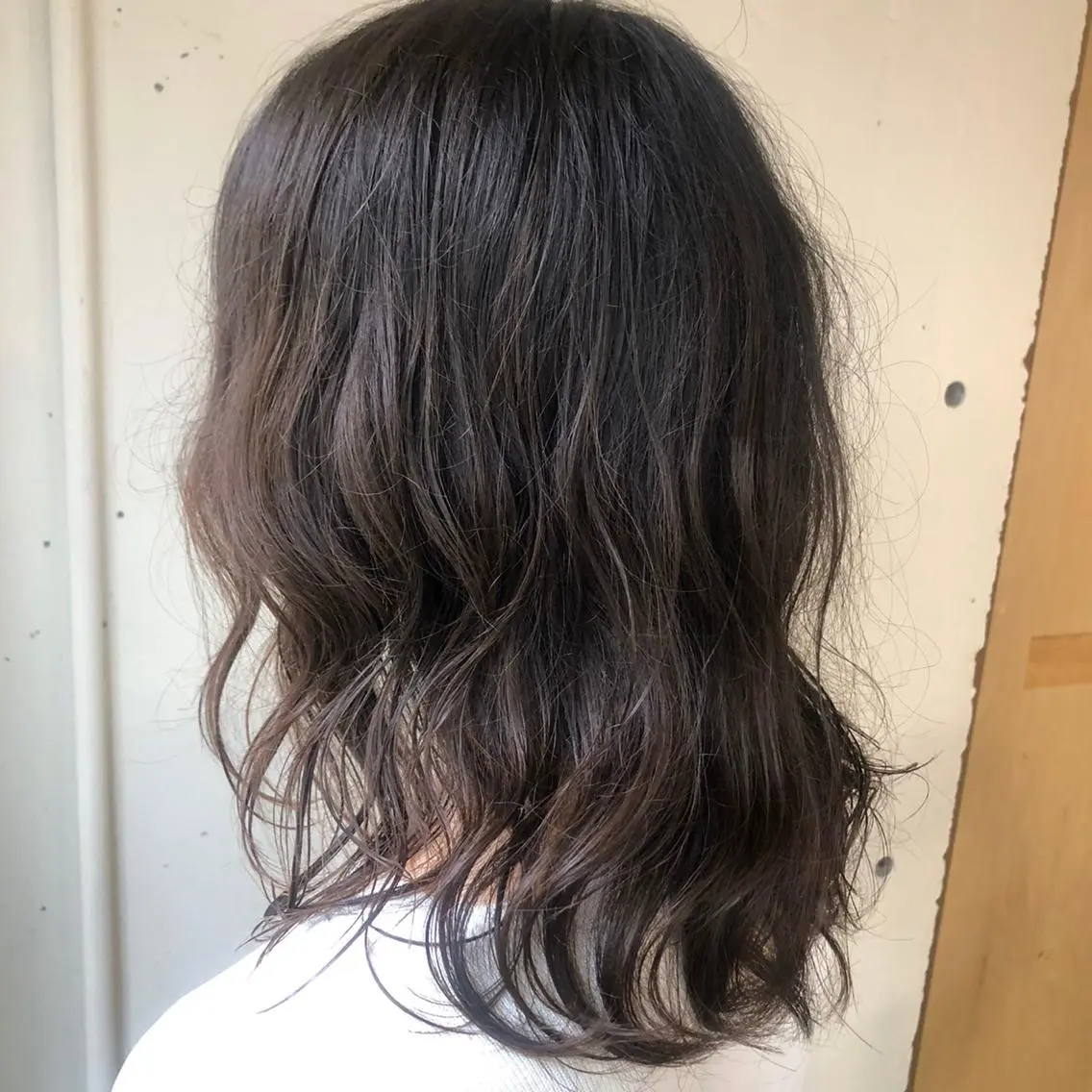 ミディアム パーマ ミディアムパーマ パーマ美容師 hanaのヘアスタイル