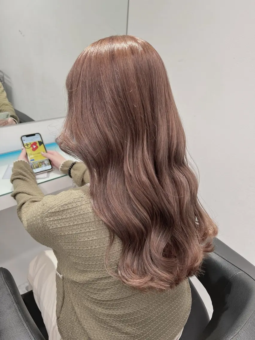 ロング カラー ヘアアレンジ ヘアカラー トリートメント ヘアセット ダブルカラー｜ なおき｜池袋美容師のヘアスタイル