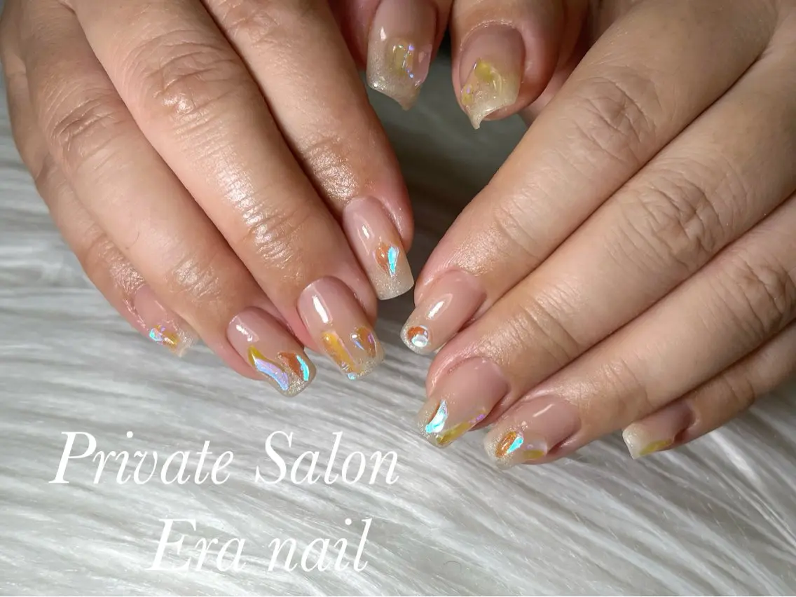 ネイル ストーンネイル Era nailのネイルデザイン
