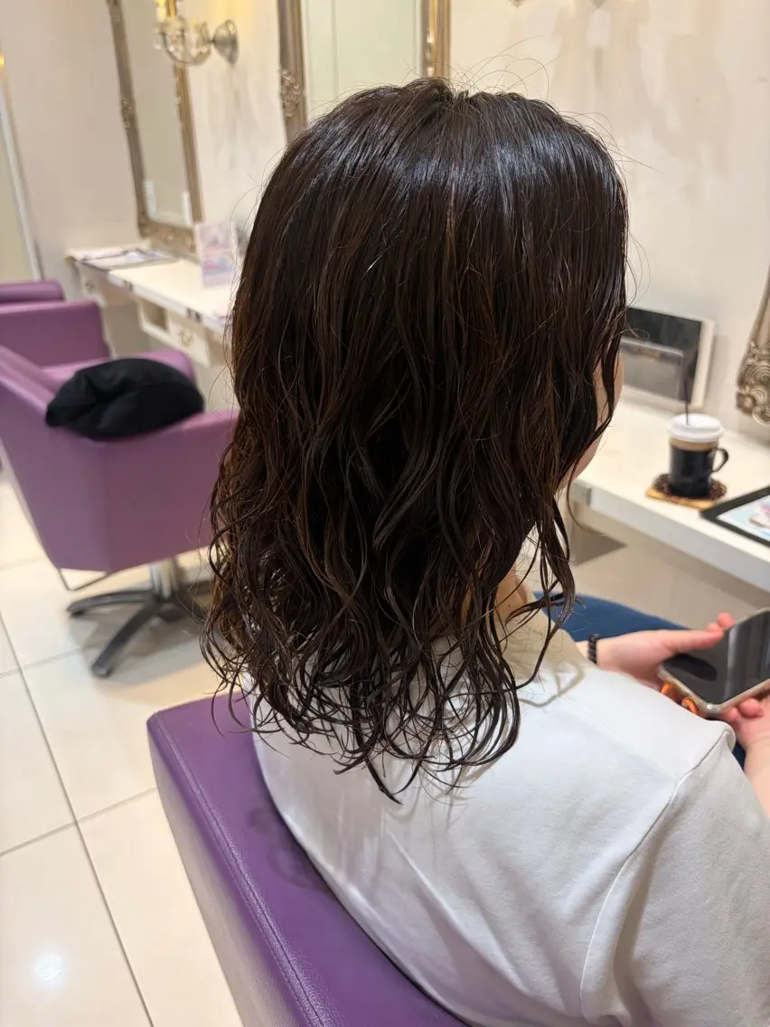 パーマ 京都河原町/暖色カラ ー‎/パーマ/のあのヘアスタイル
