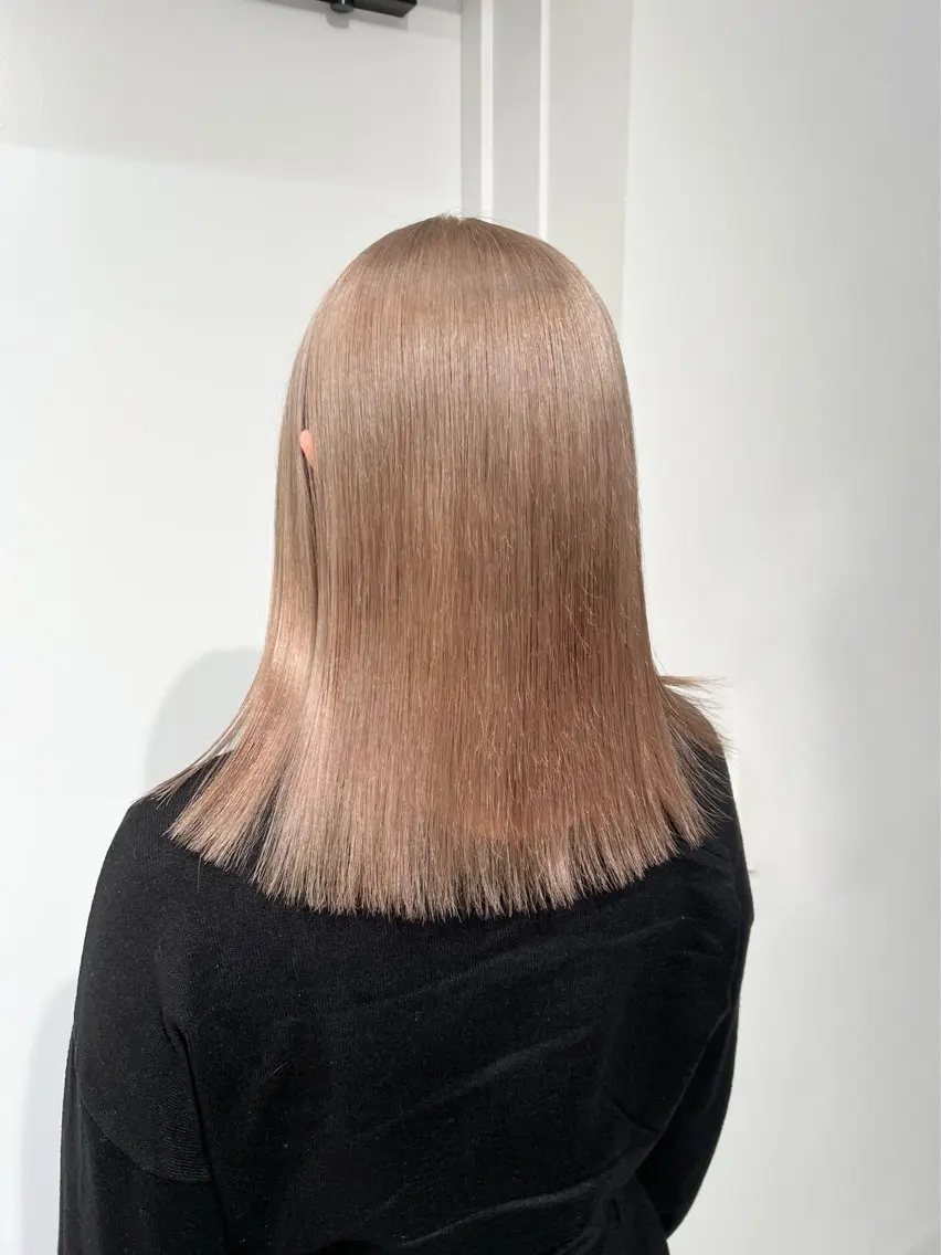 ミディアム カラー カット ヘアカラー トリートメント HARU//原宿🤍 リピート率NO.1のヘアスタイル
