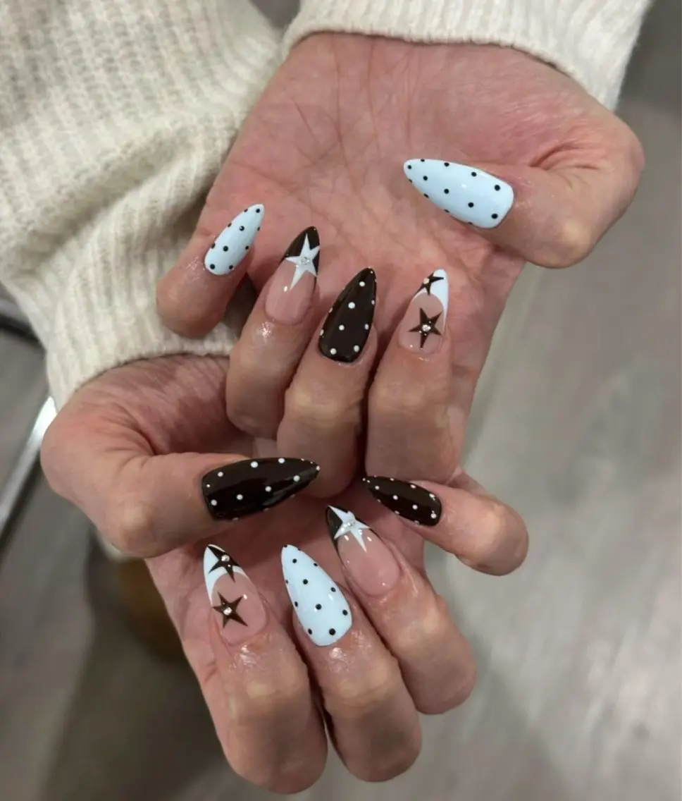 ネイル アートネイル 韓国ネイル 持ち込み ワンホンネイル ハンドネイル Lenie Nail Salonのネイルデザイン