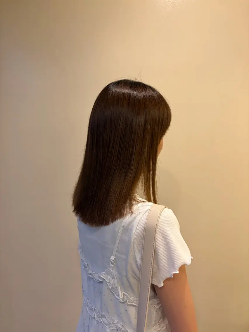 ミディアム 加茂 響のヘアスタイル