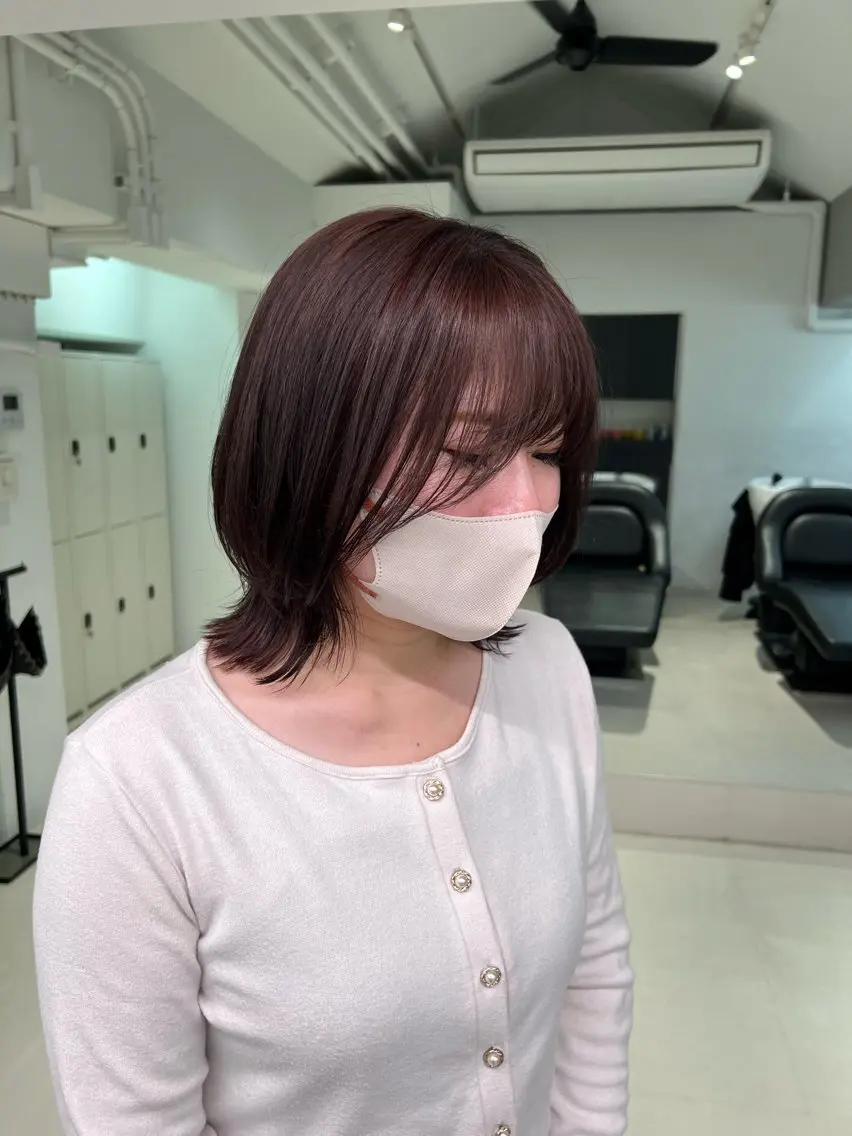 カラー ヘアカラー トリートメント ヘッドスパ うるぷる髪 🤍 Naanoのヘアスタイル