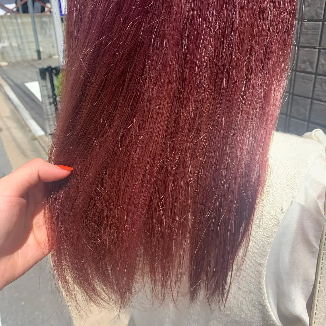 セミロング カラー カット ヘアカラー トリートメント hubhair レイヤー/透明感のヘアスタイル
