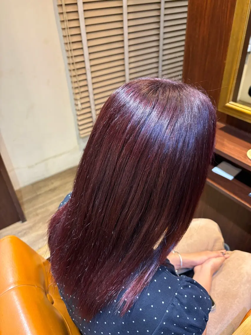 セミロング ヘアカラー 鈴木 陽翔のヘアスタイル