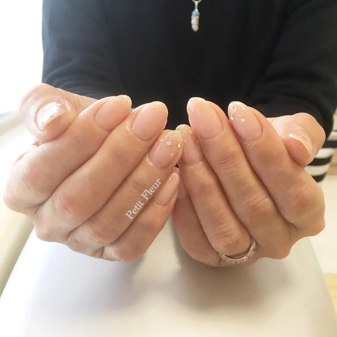 ネイル ラメ(グリッター) 青柳 亜梨奈のマツエク・マツパデザイン