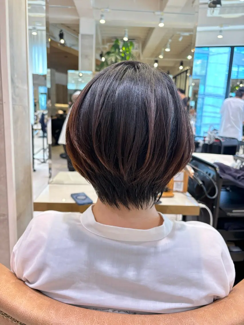 ショート ショートヘア 透明感カラー🌿‬ 似合わせ特化/‬荒砂のヘアスタイル