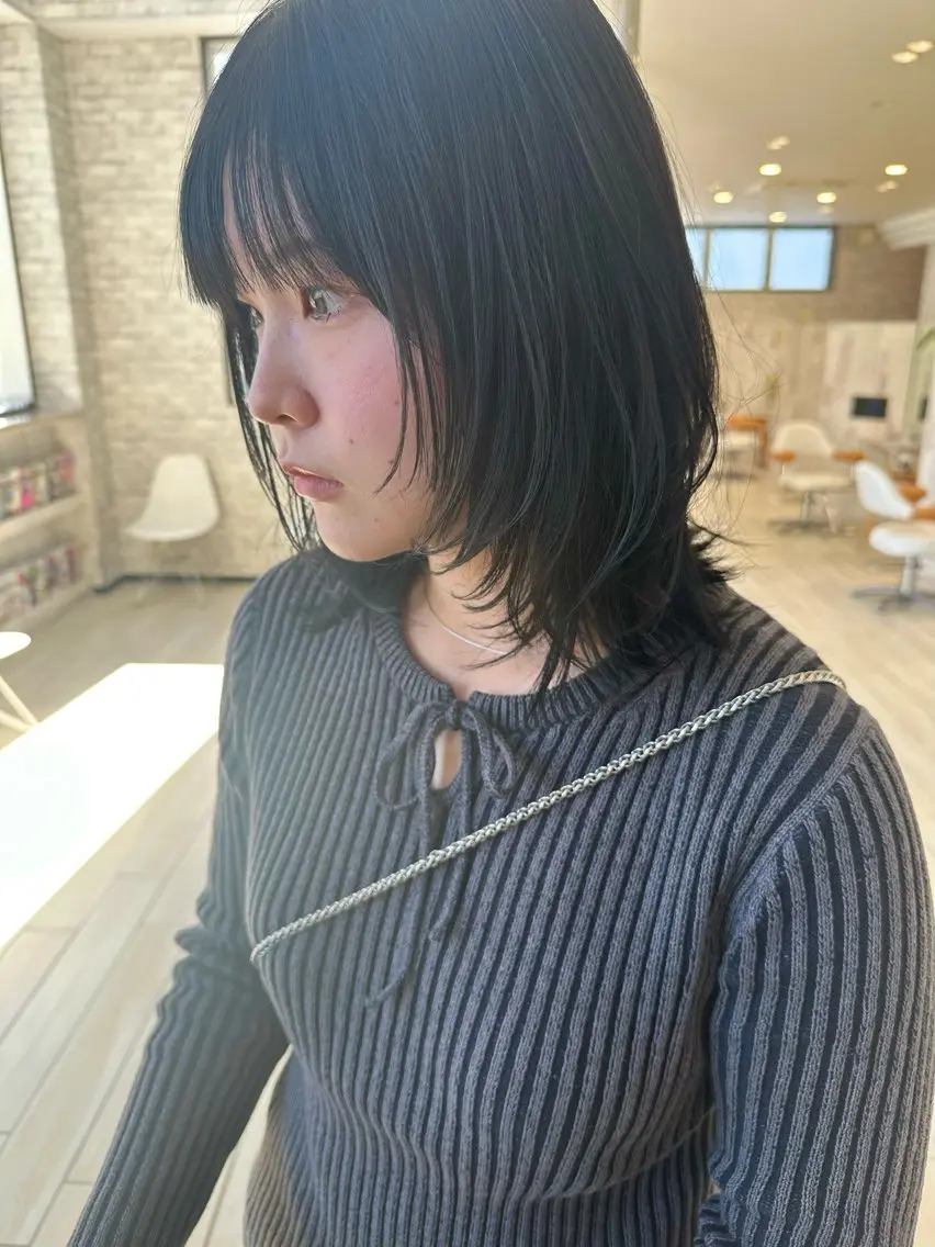 ⭐️お得メニュー⭐️カット＋ケアカラー＋トリートメント❣️ロング料金＋500​〜​の写真