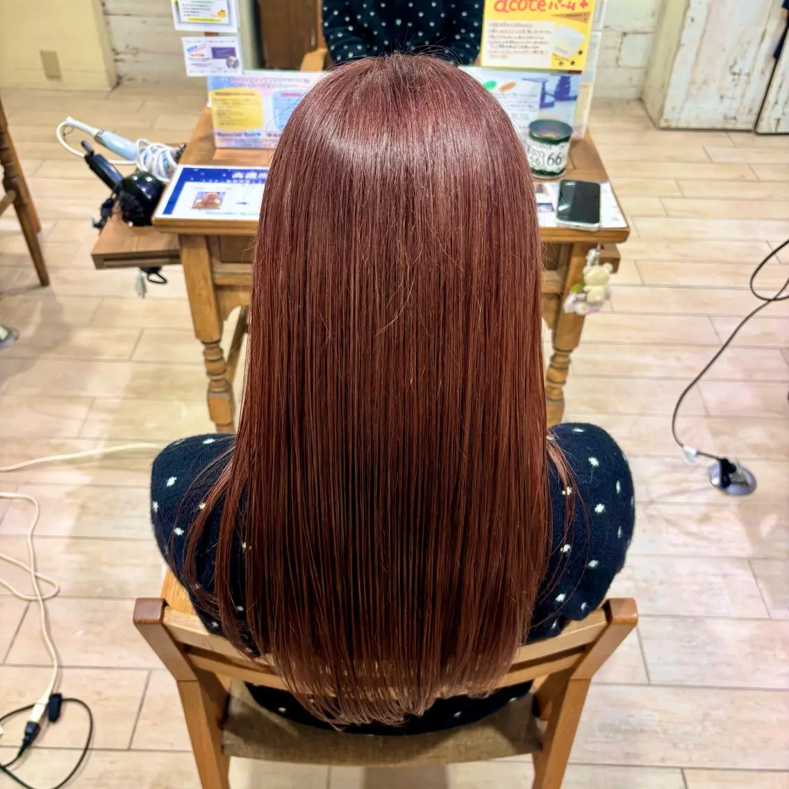 ロング カラー ヘアカラー 服部 みやびのヘアスタイル