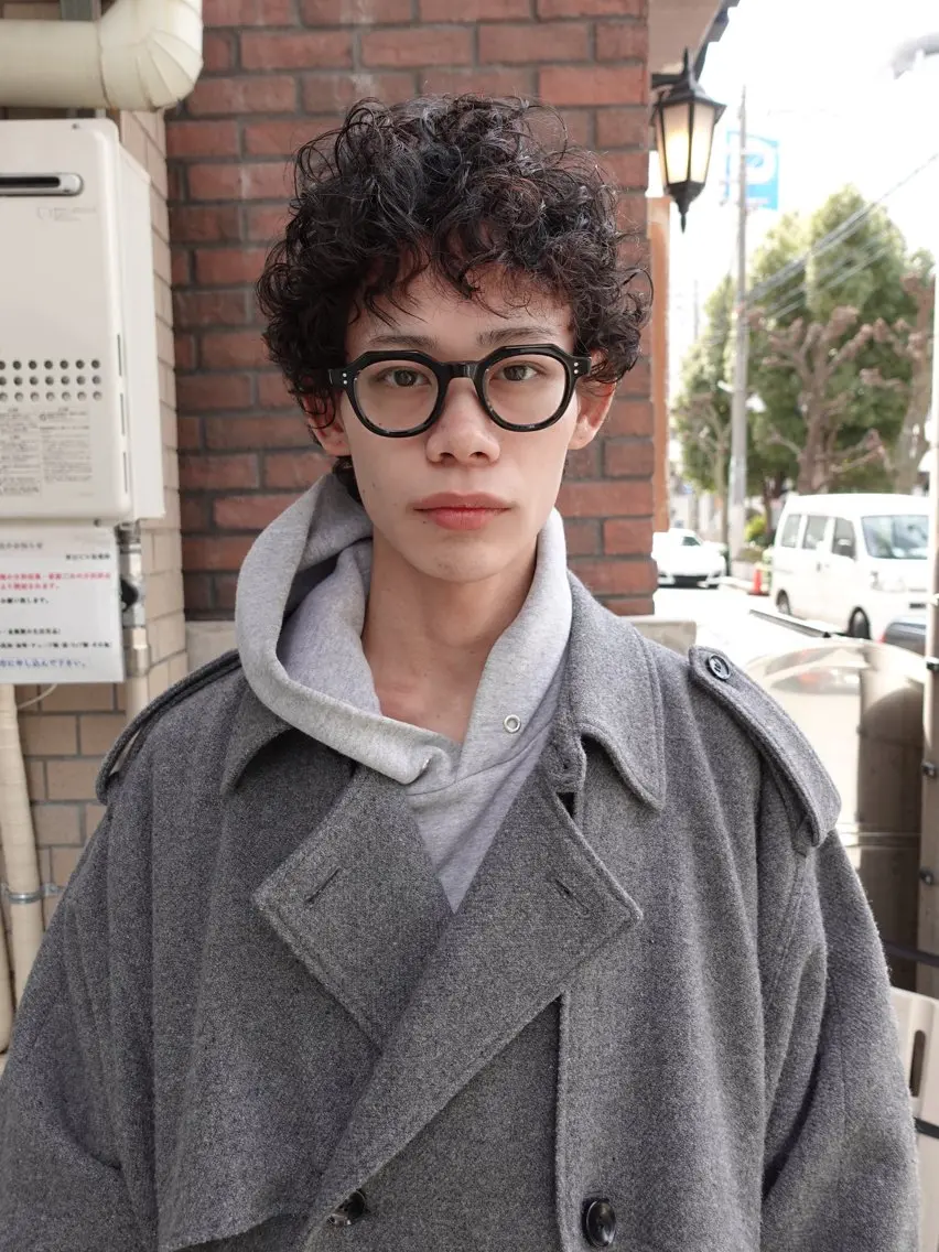 ミディアム パーマ メンズ トレンドヘア◎ 店長 清原佑太のヘアスタイル