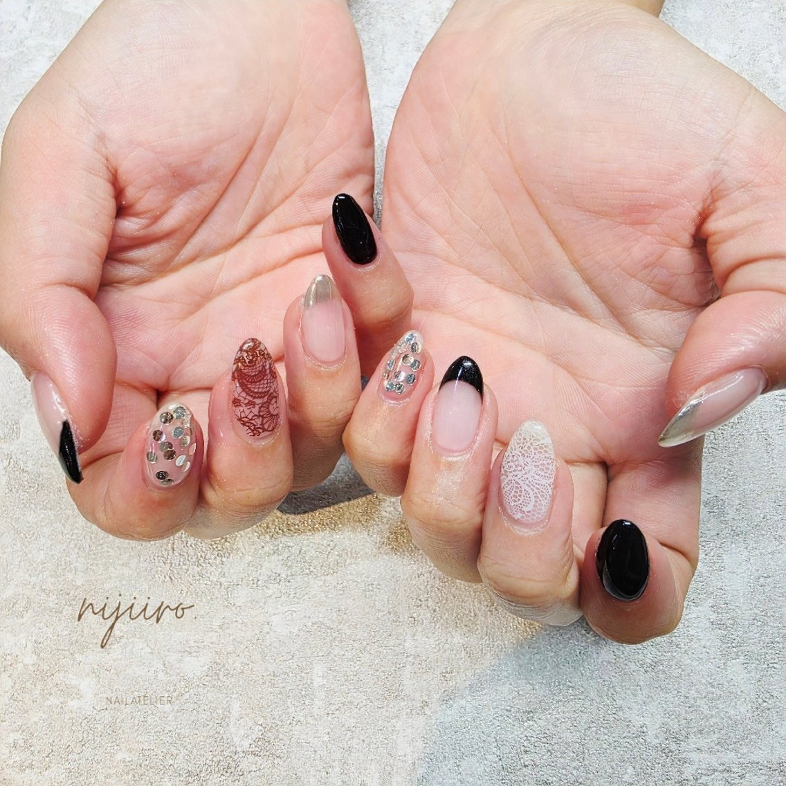 ネイル ハンドネイル nijiiro🌈 サトウのネイルデザイン
