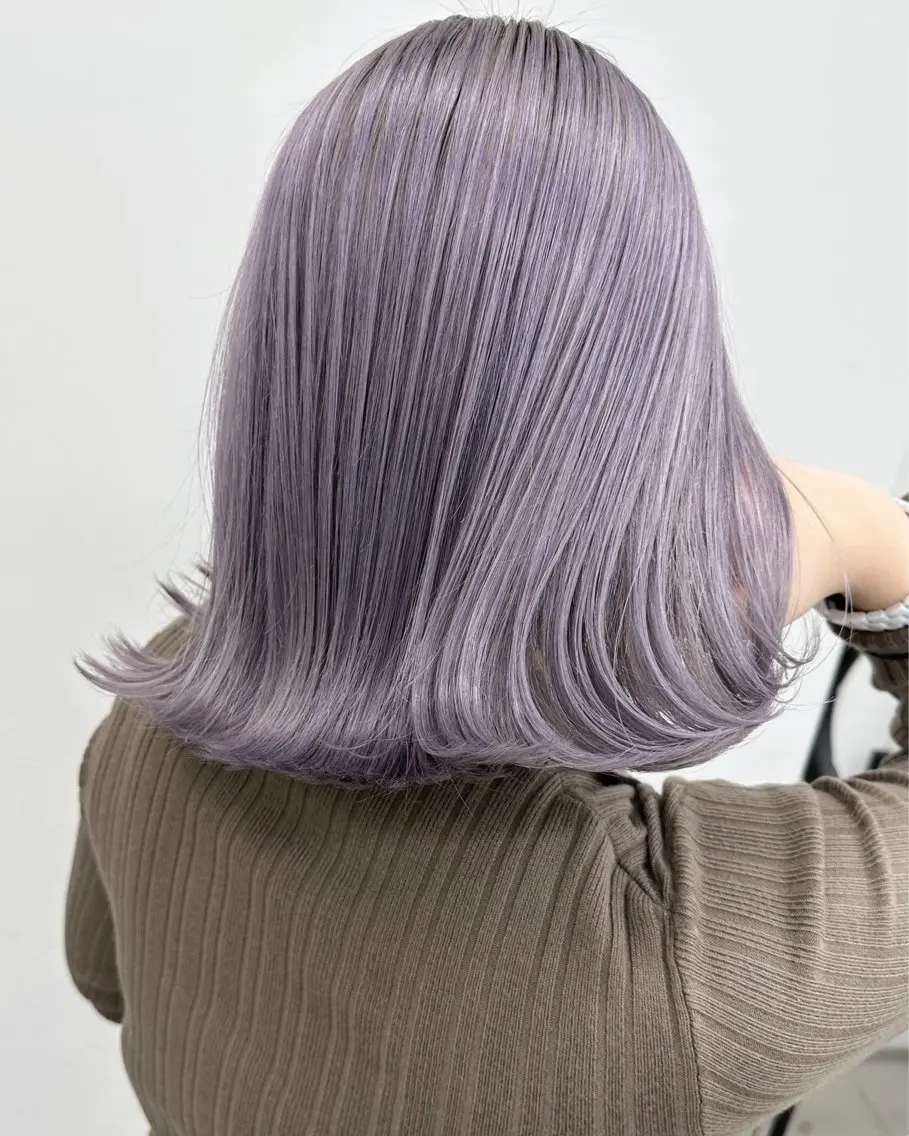 セミロング 縮毛矯正 トリートメント 佐藤 まいらのヘアスタイル
