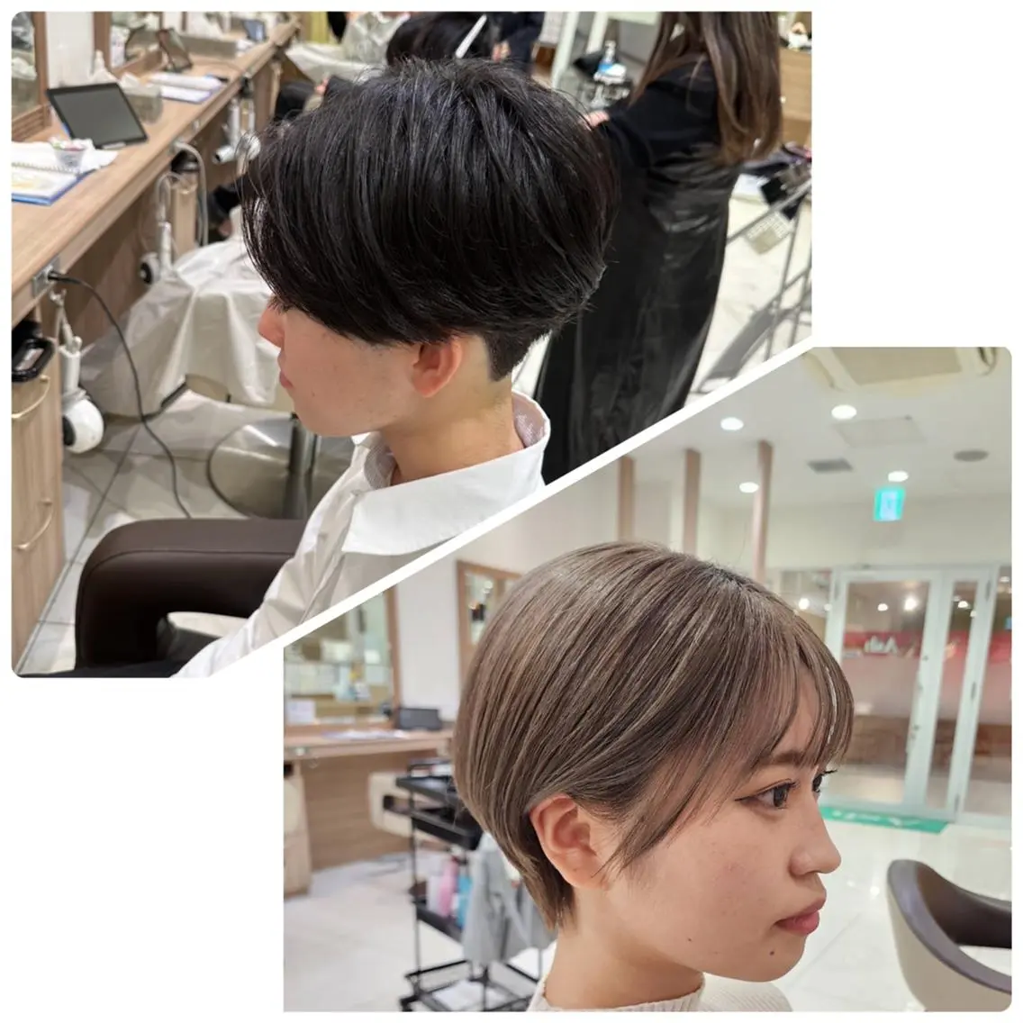 🌟平日限定🌟【新規】レディース＆メンズデザインカット✂【シャンプー別】の写真