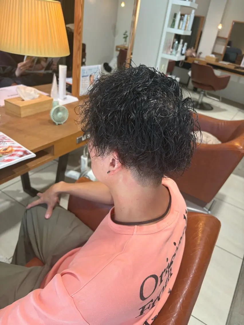 ミディアム メンズ 川口 カワグチのヘアスタイル