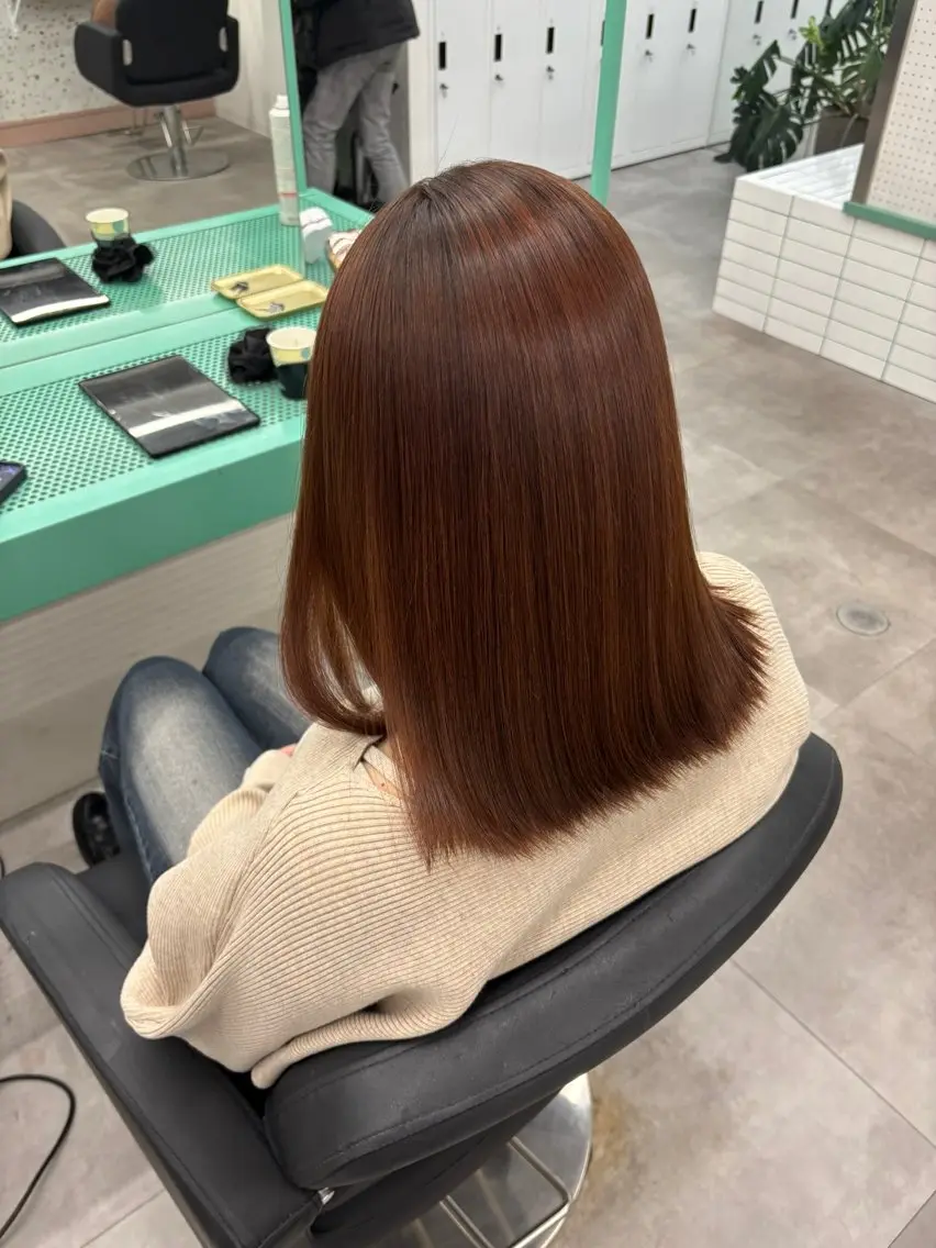 【美髪メニュー✨️】酸性ストレート+カットの写真