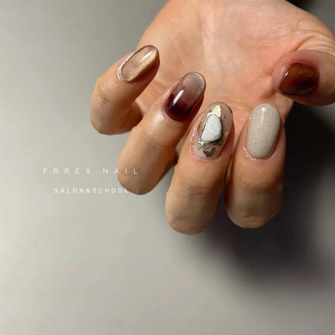 ネイル ニュアンスネイル ハンドネイル ハンドケア freex nail /ニュアンス/個性派のネイルデザイン