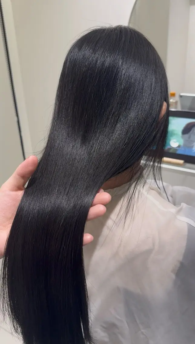 ロング 縮毛矯正 トリートメント 相馬大希　髪質改善 縮毛矯正のヘアスタイル