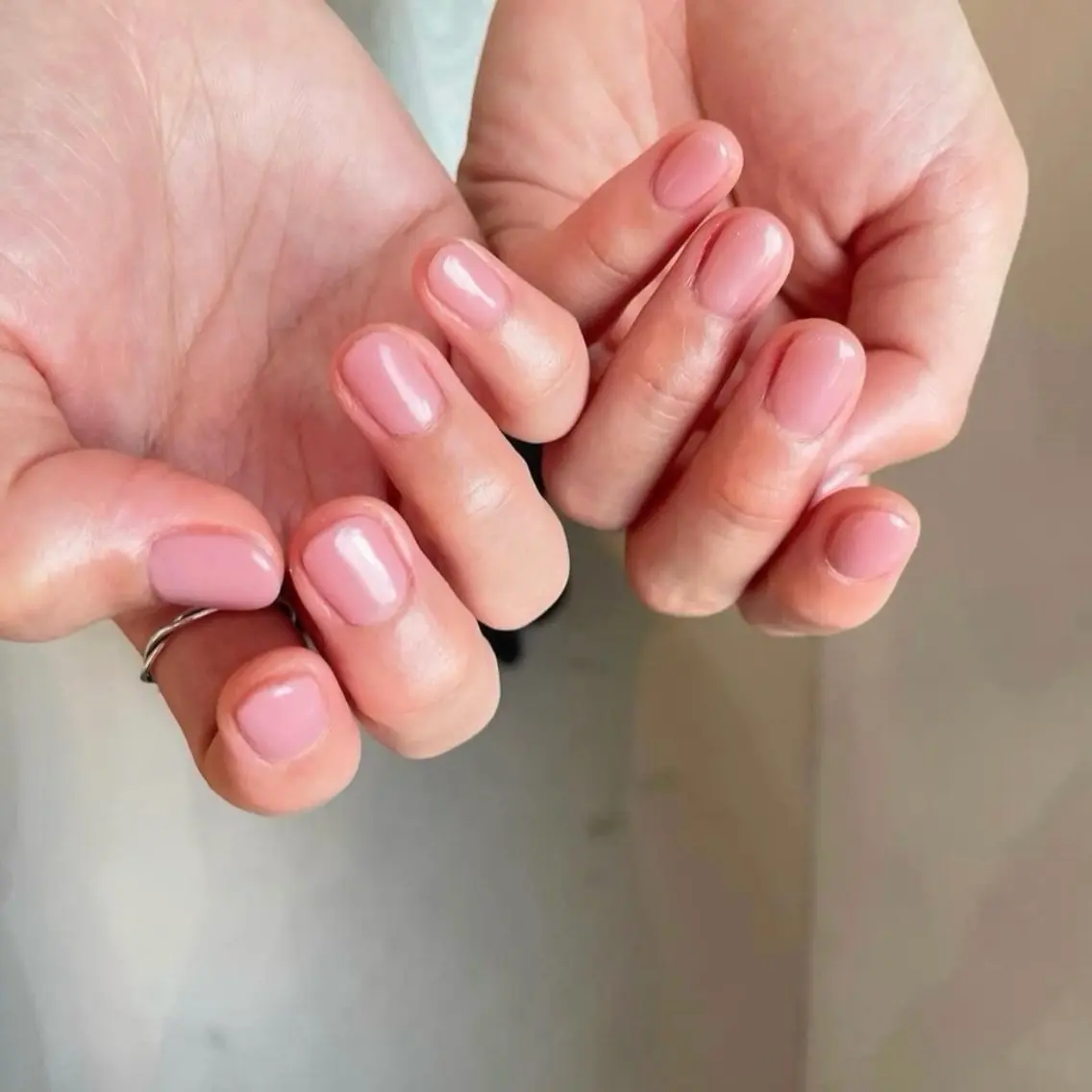 Hand:ワンカラーネイル(オフ込み)の写真