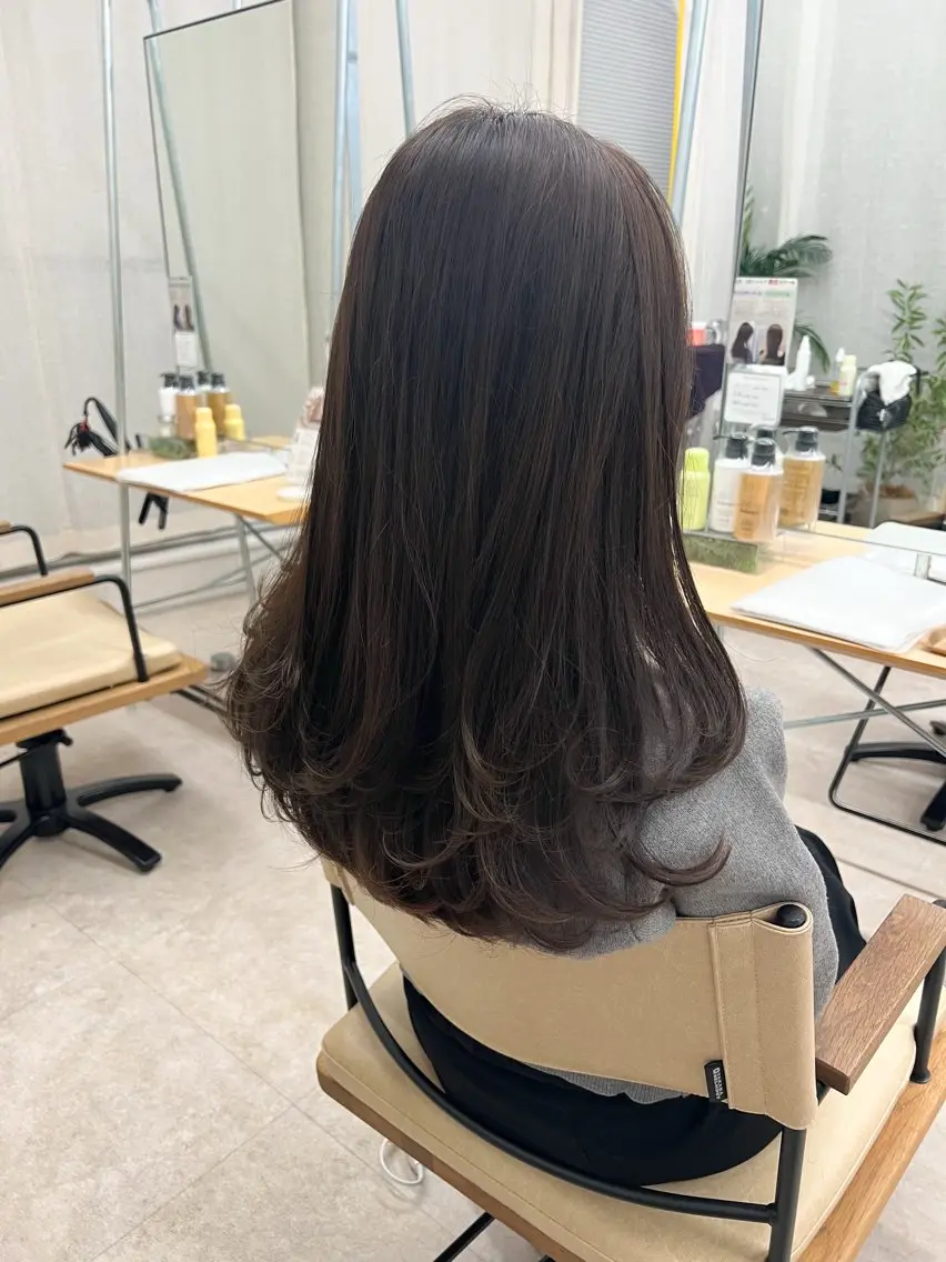 【🦋5月限定🦋】透明感カラー&うる艶トリートメント¥3500※お支払い現金のみの写真