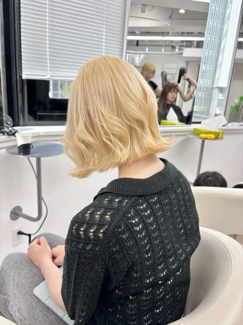 ショート カット ヘアカラー トリートメント ヘアセット 🎗副店長/井上 竜 ブリーチ指名No.1のヘアスタイル